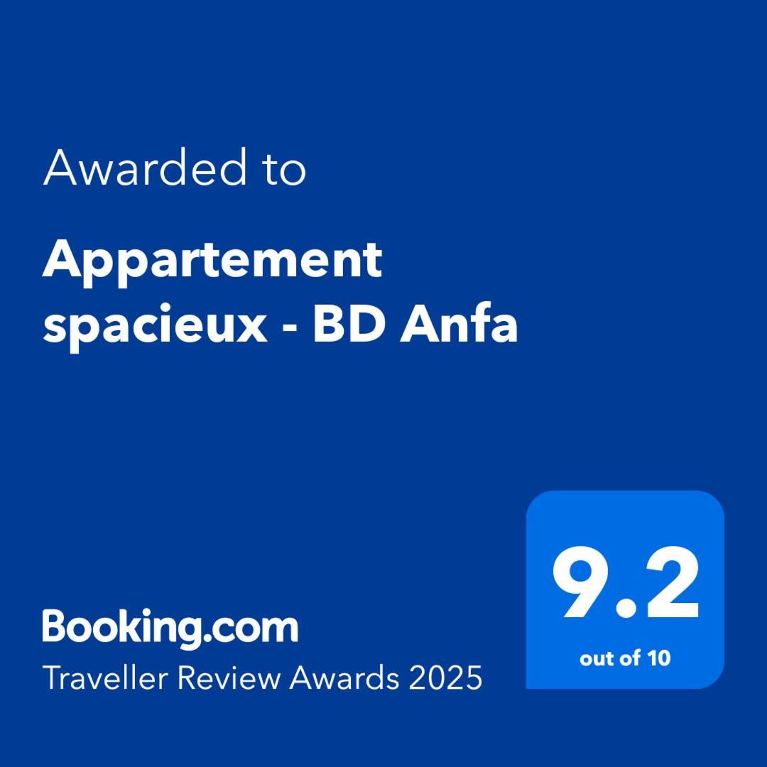 Appartement Spacieux - Bd Anfa Casablanca Ngoại thất bức ảnh